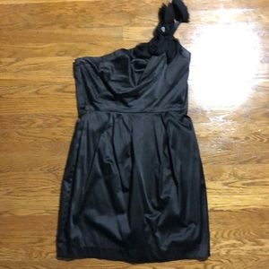 Bisou Bisou one shoulder cocktail dress-14